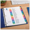 A Picture of product AVE-11129 Avery® Customizable Table of Contents Ready Index® Multicolor Dividers with Printable Section Titles TOC Tab 31-Tab, 1 to 31, 11 x 8.5, White, Traditional Color Tabs, Set