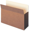 A Picture of product SMD-73274 Smead™ Redrope Drop-Front File Pockets with Fully Lined Gussets 5.25" Expansion, Letter Size, 10/Box