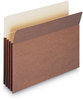 A Picture of product SMD-73380 Smead™ Redrope TUFF® Pocket Drop-Front File Pockets with Fully Lined Gussets 3.5" Expansion, Letter Size, 10/Box