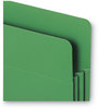 A Picture of product SMD-73500 Smead™ Poly Drop Front File Pockets 3.5" Expansion, Letter Size, Assorted Colors, 4/Box