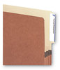 A Picture of product SMD-73624 Smead™ Redrope Drop-Front End Tab File Pockets 3.5" Expansion, Letter Size, 10/Box