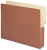 A Picture of product SMD-73624 Smead™ Redrope Drop-Front End Tab File Pockets 3.5" Expansion, Letter Size, 10/Box