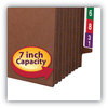 A Picture of product SMD-73795 Smead™ Heavy-Duty Redrope End Tab TUFF® Pockets 7" Expansion, Letter Size, 5/Box