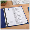 A Picture of product AVE-11140 Avery® Customizable Table of Contents Ready Index® Black & White Dividers with Printable Section Titles TOC and 12-Tab, 1 to 12, 11 x 8.5, Set