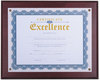 A Picture of product UNV-76825 Universal® Award Plaque 13.3 x 11, Mahogany with Border