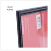 A Picture of product UNV-76848 Universal® Document Frames All Purpose Frame, 8.5 x 11 Insert, Black, 3/Pack