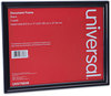 A Picture of product UNV-76848 Universal® Document Frames All Purpose Frame, 8.5 x 11 Insert, Black, 3/Pack