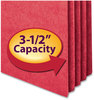 A Picture of product SMD-74231 Smead™ Colored File Pockets 3.5" Expansion, Legal Size, Red