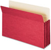 A Picture of product SMD-74231 Smead™ Colored File Pockets 3.5" Expansion, Legal Size, Red