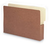 A Picture of product SMD-74624 Smead™ Redrope Drop-Front End Tab File Pockets 3.5" Expansion, Legal Size, 10/Box