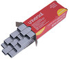 A Picture of product UNV-79000VP Universal® Standard Chisel Point Staples 0.25" Leg, 0.5" Crown, Steel, 5,000/Box, 5 Boxes/Pack, 25,000/Pack