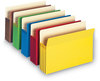 A Picture of product SMD-74892 Smead™ Colored File Pockets 3.5" Expansion, Legal Size, Assorted Colors, 5/Pack