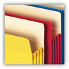 A Picture of product SMD-74892 Smead™ Colored File Pockets 3.5" Expansion, Legal Size, Assorted Colors, 5/Pack