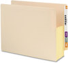 A Picture of product SMD-75174 Smead™ Manila End Tab File Pockets with Tyvek-Lined Gussets, 5.25" Expansion, Letter Size, 10/Box