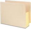 A Picture of product SMD-75174 Smead™ Manila End Tab File Pockets with Tyvek-Lined Gussets, 5.25" Expansion, Letter Size, 10/Box