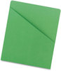 A Picture of product SMD-75432 Smead™ File Jackets Letter Size, Green, 25/Pack