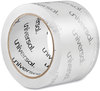 A Picture of product UNV-83000 Universal® Extra-Wide Moving and Storage Packing Tape 3" Core, 2.83" x 54.7 yd, Clear, 6/Pack