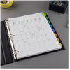 A Picture of product AVE-11201 Avery® Insertable Style Edge™ Tab Plastic Dividers 8-Tab, 11 x 8.5, Translucent, 1 Set