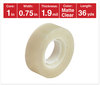 A Picture of product UNV-83436VP Universal® Invisible Tape 1" Core, 0.75" x 36 yds, Clear, 12/Pack