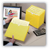 A Picture of product SMD-75571 Smead™ Colored File Jackets with Reinforced Double-Ply Tab Straight Letter Size, Yellow, 50/Box