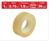 A Picture of product UNV-83436VP Universal® Invisible Tape 1" Core, 0.75" x 36 yds, Clear, 12/Pack