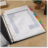 A Picture of product AVE-11222 Avery® Insertable Big Tab™ Dividers 8-Tab, 11.13 x 9.25, White, Assorted Tabs, 1 Set