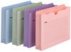 A Picture of product SMD-75695 Smead™ Notes File Jackets Straight Tab, 2" Expansion, Letter Size, Assorted Colors, 12/Pack