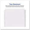 A Picture of product AVE-11223 Avery® Insertable Big Tab™ Dividers 8-Tab, 11.13 x 9.25, White, Clear Tabs, 1 Set