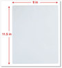 A Picture of product UNV-84620 Universal® Laminating Pouches 3 mil, 9" x 11.5", Gloss Clear, 25/Pack