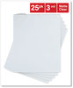 A Picture of product UNV-84620 Universal® Laminating Pouches 3 mil, 9" x 11.5", Gloss Clear, 25/Pack