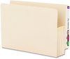 A Picture of product SMD-76124 Smead™ Manila End Tab File Pockets 3.5" Expansion, Legal Size, 25/Box