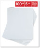 A Picture of product UNV-84624 Universal® Laminating Pouches 5 mil, 9" x 11.5", Gloss Clear, 100/Pack