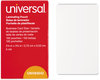 A Picture of product UNV-84642 Universal® Laminating Pouches 5 mil, 3.75" x 2.25", Gloss Clear, 100/Box