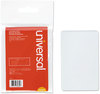 A Picture of product UNV-84650 Universal® Laminating Pouches 5 mil, 2.13" x 3.38", Gloss Clear, 25/Pack