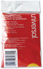 A Picture of product UNV-84660 Universal® Laminating Pouches 5 mil, 2.5" x 4.25", Gloss Clear, 25/Pack