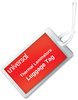 A Picture of product UNV-84660 Universal® Laminating Pouches 5 mil, 2.5" x 4.25", Gloss Clear, 25/Pack