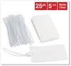 A Picture of product UNV-84660 Universal® Laminating Pouches 5 mil, 2.5" x 4.25", Gloss Clear, 25/Pack