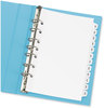 A Picture of product AVE-11315 Avery® Preprinted Tab 5.5" x 8.5" Dividers 12-Tab, Jan. to Dec., 8.5 5.5, White, 1 Set