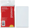 A Picture of product UNV-84679 Universal® Laminating Pouches 5 mil, 5.5" x 3.5", Gloss Clear, 25/Pack