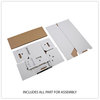 A Picture of product UNV-85120 Universal® Economy Storage Drawer Files Letter White, 6/Carton