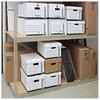 A Picture of product UNV-85300 Universal® Heavy-Duty Storage Drawers Letter Files, 14" x 25.5" 11.5", White, 6/Carton