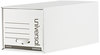 A Picture of product UNV-85300 Universal® Heavy-Duty Storage Drawers Letter Files, 14" x 25.5" 11.5", White, 6/Carton