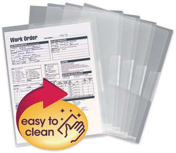 Smead™ Poly Translucent Project Jackets Letter Size, Clear, 5/Pack