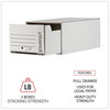 A Picture of product UNV-85301 Universal® Heavy-Duty Storage Drawers Legal Files, 17.25" x 25.5" 11.5", White, 6/Carton