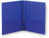 A Picture of product SMD-87726 Smead™ Poly Two-Pocket Folder with Fasteners 180-Sheet Capacity, 11 x 8.5, Blue, 25/Box