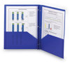 A Picture of product SMD-87726 Smead™ Poly Two-Pocket Folder with Fasteners 180-Sheet Capacity, 11 x 8.5, Blue, 25/Box