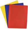 A Picture of product SMD-87746 Smead™ Poly Two-Pocket Folder with Fasteners 130-Sheet Capacity, 11 x 8.5, Assorted, 6/Pack