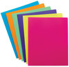 A Picture of product SMD-87761 Smead™ Poly Two-Pocket Folders 100-Sheet Capacity, 11 x 8.5, Assorted, 6/Pack