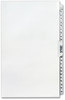 A Picture of product AVE-11371 Avery® Preprinted Style Legal Dividers Exhibit Side Tab Index 26-Tab, 1 to 25, 14 x 8.5, White, Set