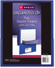 A Picture of product SMD-87806 Smead™ Organized Up® Poly Stackit® Folders 11 x 8.5, Dark Blue/Dark Blue, 5/Pack